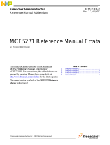 NXP MCF527X Reference guide