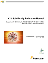 NXP K10_72 Reference guide