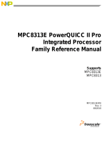Freescale Semiconductor MPC8313E PowerQUICC II Pro Reference guide