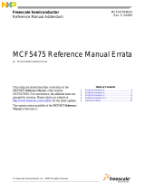 NXP MCF547X Reference guide