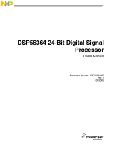 NXP DSP56364 User manual