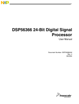 Freescale Semiconductor DSP56366 User manual