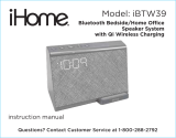 iHome iBTW39 User manual