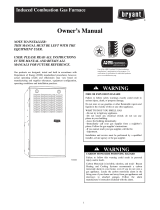 Bryant 810SA Owner's manual