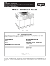 Bryant 577E Owner's manual