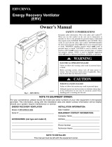 Carrier ERVXXSHB1100 Owner's manual