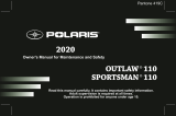 Polaris Sportsman 110 EFI Owner's manual