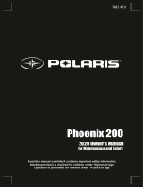 Polaris PHOENIX 200 Owner's manual