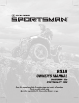ATV or Youth Sportsman 850 SP Owner's manual