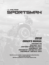 ATV or Youth Sportsman 850 SP Owner's manual