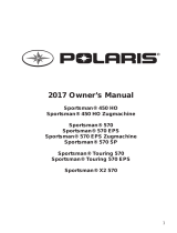 Polaris Sportsman 450 HO Zugmaschine / 570 EPS SP Zugmaschine / Touring EPS X2 INTL Owner's manual