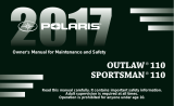 Polaris Sportsman 110 EFI Owner's manual