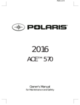 Polaris ACE / ACE 570 Owner's manual