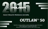 Polaris Youth Outlaw 50 Owner's manual