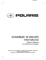 Polaris Scrambler XP 1000 INTL Owner's manual