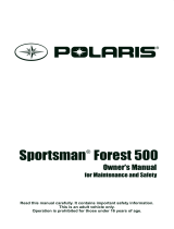 Polaris Sportsman Forest 500 Owner's manual