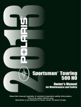 Polaris Sportsman Touring 500 HO Owner's manual