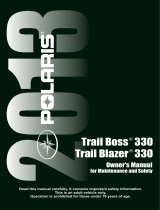 Polaris Trail Boss 330 Quadricycle Owner's manual