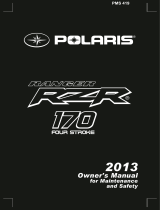 Polaris Youth RZR 170 Owner's manual