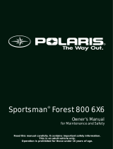 Polaris Sportsman Forest 800 6x6 Owner's manual