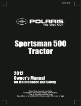 Polaris Tractor Sportsman 500 Owner's manual