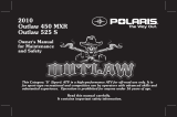 Polaris Outlaw 450 MXR / 525 S Owner's manual