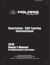 Polaris Sportsman Touring 500 HO Owner's manual