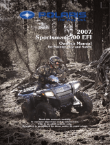 Polaris Sportsman X2 500 EFI / Sportsman X2 800 EFI Owner's manual