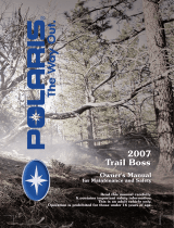 Polaris Trail Boss Owner's manual