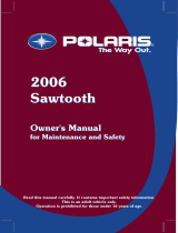 Polaris Sawtooth Owner's manual