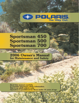 Polaris 2006 Sportsman 450 Owner's manual