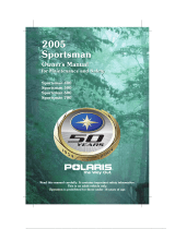 Polaris Sportsman 400 / 500 / 600 /700 Owner's manual