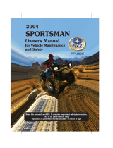 ATV or Youth Sportsman Owner's manual