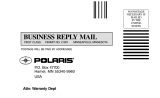 Polaris Predator Owner's manual
