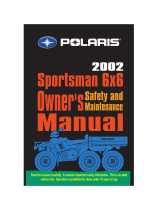 ATV or Youth Sportsman 6x6 User manual