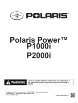 Polaris Power P1000i / P2000i Generator Owner's manual