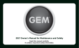 GEM Gem Owner's manual