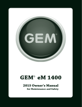 GEM eM1400 INTL Owner's manual