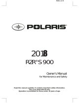 Polaris RZR S 900 INTL Owner's manual