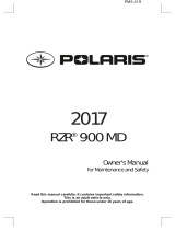 Polaris RZR 900 Owner's manual