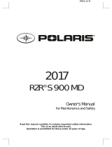 Polaris Tractor RZR S 900 Owner's manual
