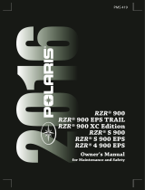 Polaris RZR 900 EPS XC EDITION STEALTH BLACK Owner's manual