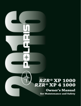 Polaris RZR XP 4 1000 EPS Owner's manual