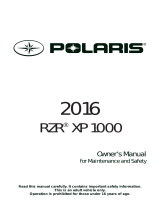 Polaris RZR XP 1000 INTL Owner's manual