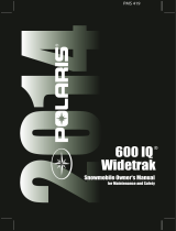 Polaris 600 IQ WideTrak Owner's manual