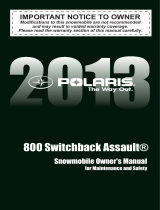 Polaris Interactive Digital Display Owner's manual