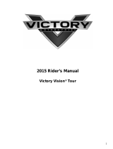 Victory Motorcycles Victory Vision Tour Owner's manual