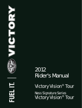 Victory Motorcycles Vision Tour Ness Signature Series Owner's manual