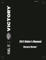 Victory Motorcycles Vision Tour 2013 Owner's manual