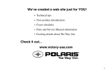 Polaris Victory Vegas Owner's manual